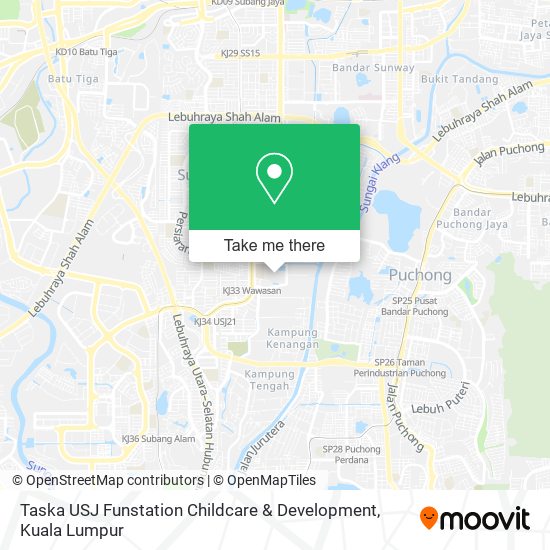 Taska USJ Funstation Childcare & Development map