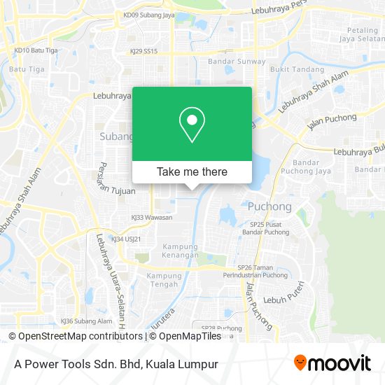 A Power Tools Sdn. Bhd map