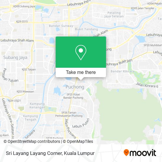 Sri Layang Layang Corner map