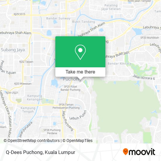 Q-Dees Puchong map