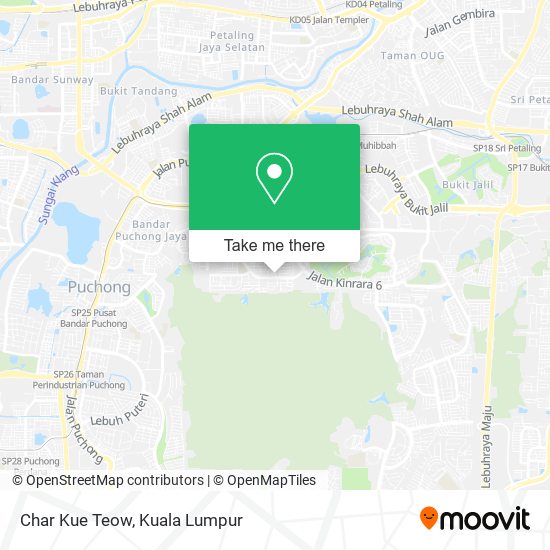 Char Kue Teow map