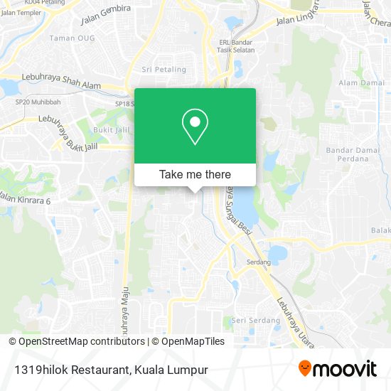 1319hilok Restaurant map