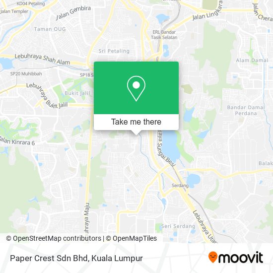 Paper Crest Sdn Bhd map