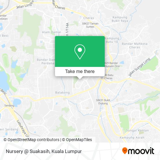 Nursery @ Suakasih map