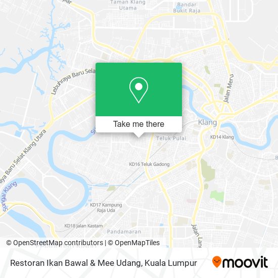 Restoran Ikan Bawal & Mee Udang map