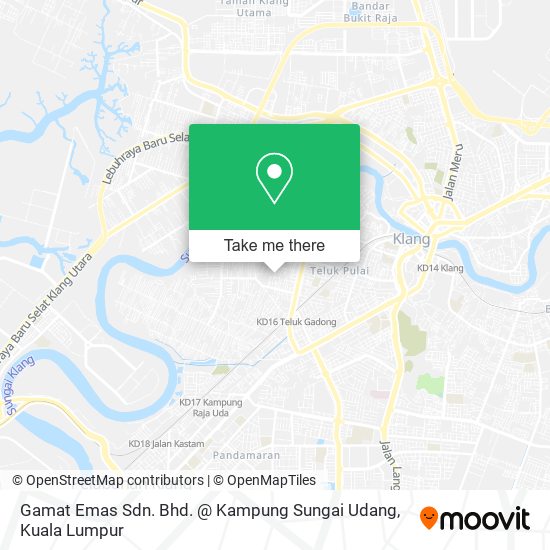 Gamat Emas Sdn. Bhd. @ Kampung Sungai Udang map