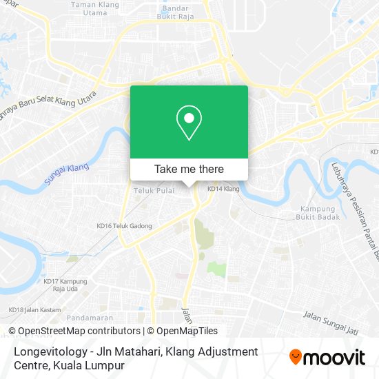 Peta Longevitology - Jln Matahari, Klang Adjustment Centre