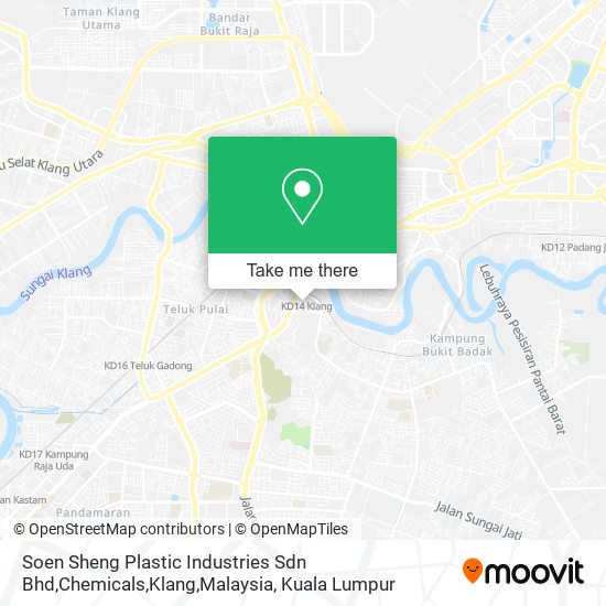 Soen Sheng Plastic Industries Sdn Bhd,Chemicals,Klang,Malaysia map