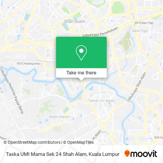 Peta Taska UMI Mama Sek 24 Shah Alam