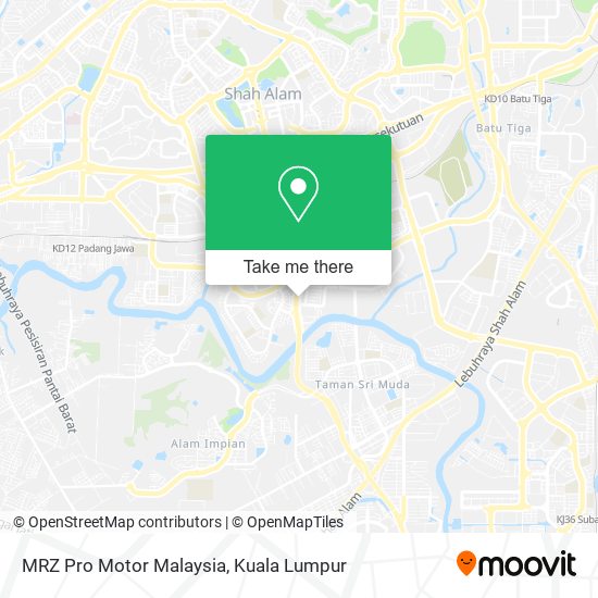 MRZ Pro Motor Malaysia map