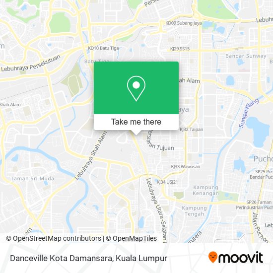 Peta Danceville Kota Damansara