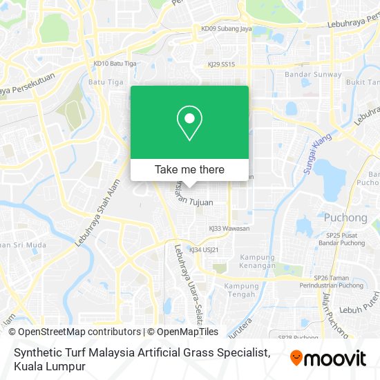 Synthetic Turf Malaysia Artificial Grass Specialist map