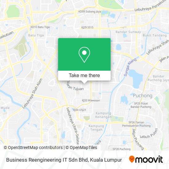 Business Reengineering IT Sdn Bhd map