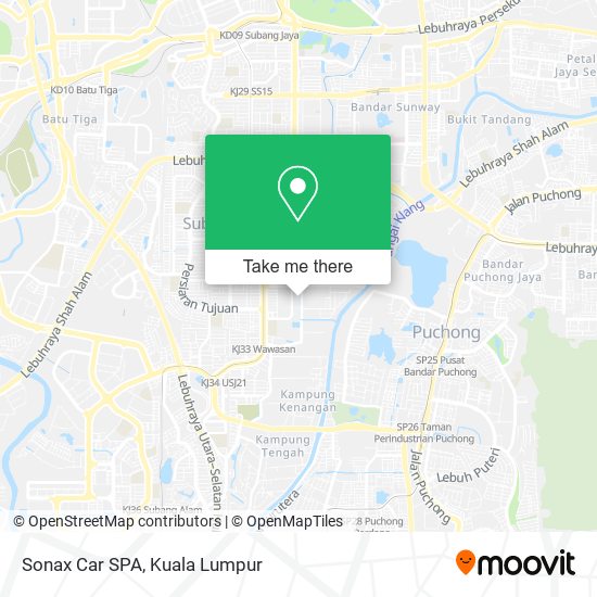 Sonax Car SPA map