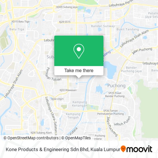 Kone Products & Engineering Sdn Bhd map