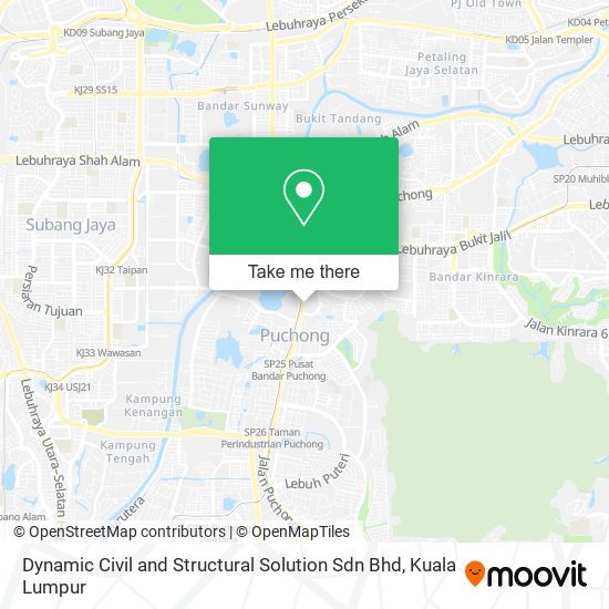 Dynamic Civil and Structural Solution Sdn Bhd map