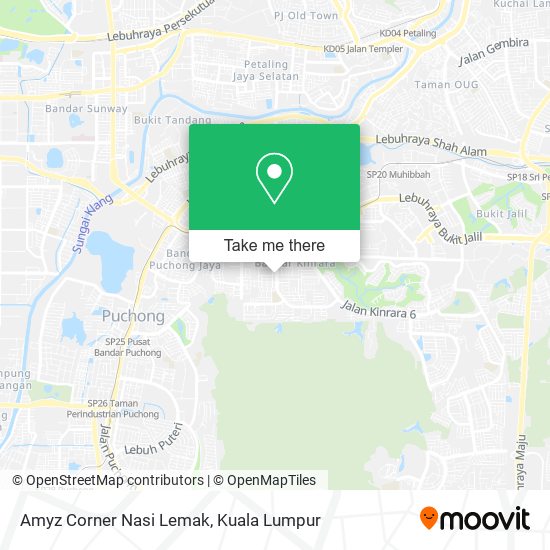 Amyz Corner Nasi Lemak map