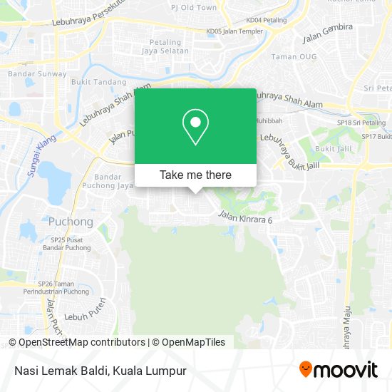 Peta Nasi Lemak Baldi