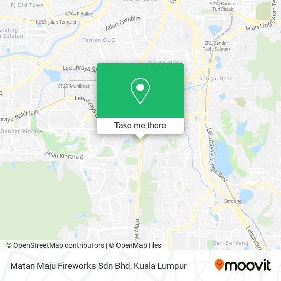 Matan Maju Fireworks Sdn Bhd map