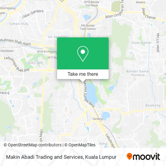 Makin Abadi Trading and Services map