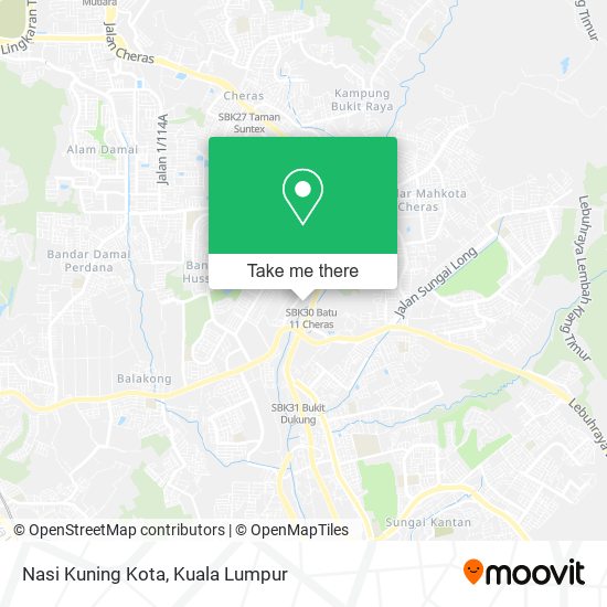 Nasi Kuning Kota map