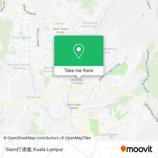 Siam打邊爐 map