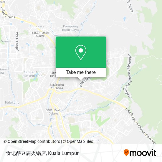 食记酿豆腐火锅店 map