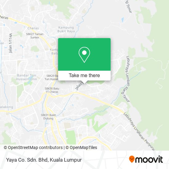 Yaya Co. Sdn. Bhd map