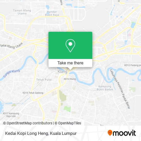 Kedai Kopi Long Heng map