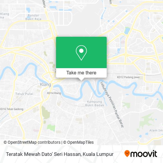 Teratak Mewah Dato' Seri Hassan map