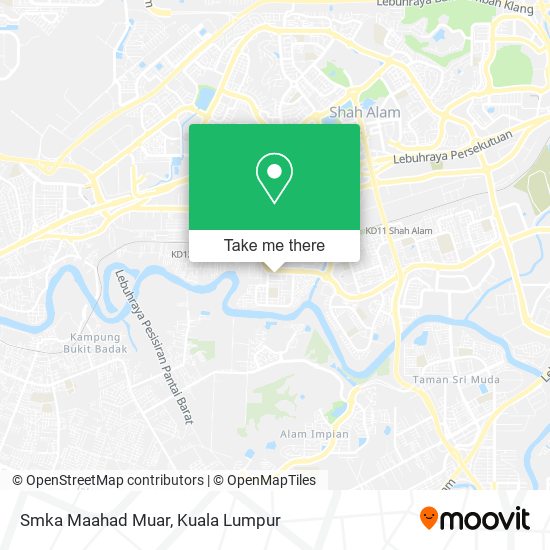 Smka Maahad Muar map