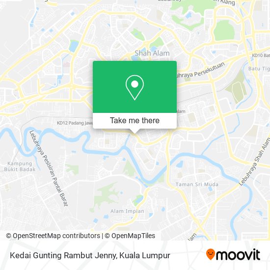 Kedai Gunting Rambut Jenny map