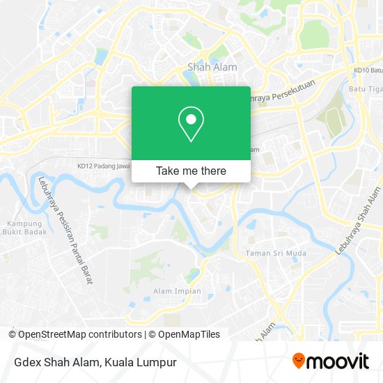 Peta Gdex Shah Alam