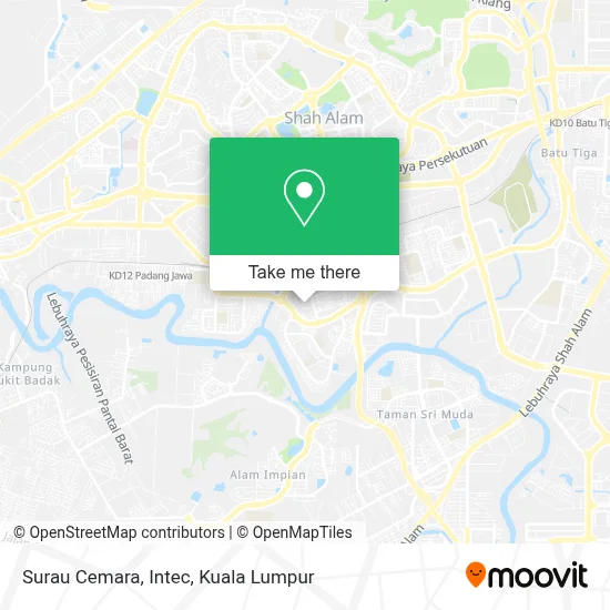 Surau Cemara, Intec map