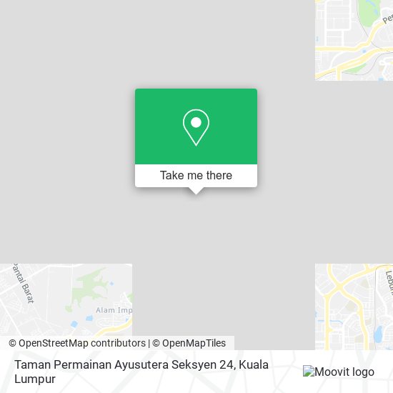 Peta Taman Permainan Ayusutera Seksyen 24