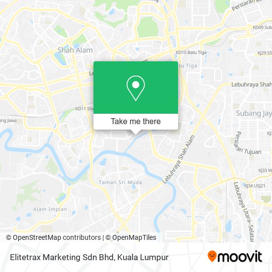 Elitetrax Marketing Sdn Bhd map