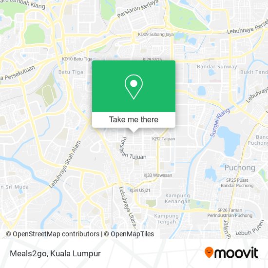 Meals2go map