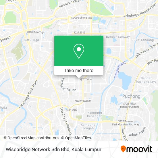Wisebridge Network Sdn Bhd map