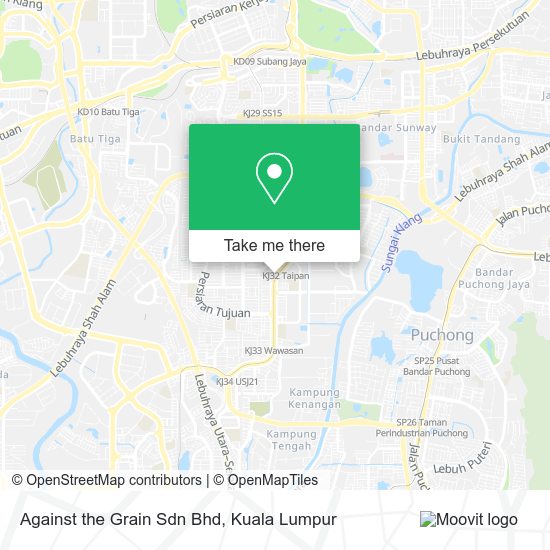 Against the Grain Sdn Bhd map