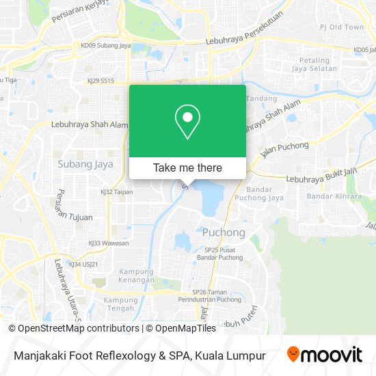 Manjakaki Foot Reflexology & SPA map