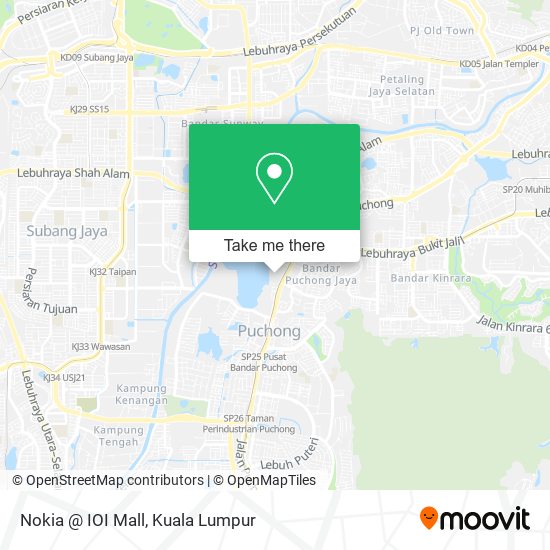 Nokia @ IOI Mall map
