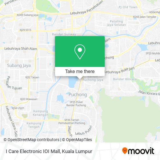 Peta I Care Electronic IOI Mall
