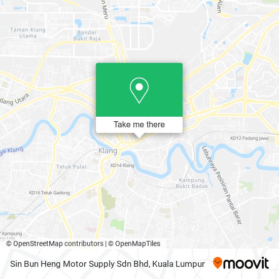 Peta Sin Bun Heng Motor Supply Sdn Bhd