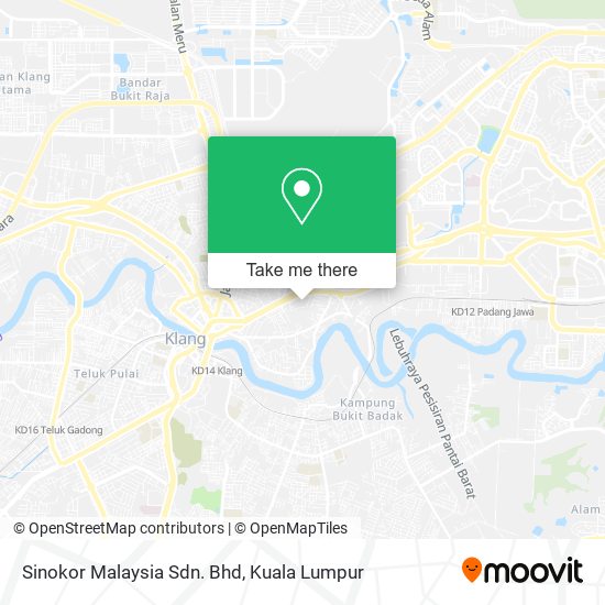 Sinokor Malaysia Sdn. Bhd map