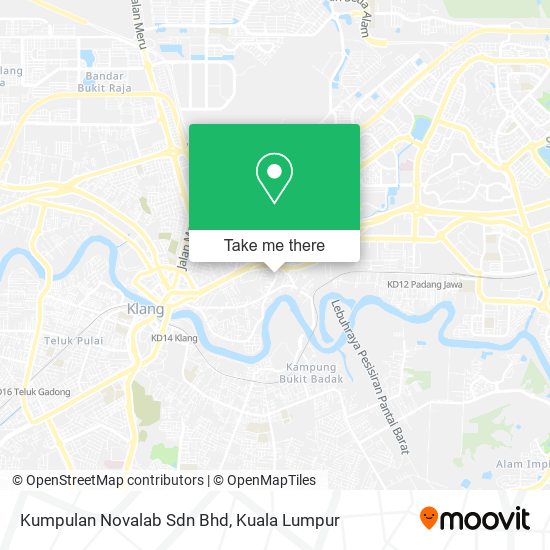 Kumpulan Novalab Sdn Bhd map
