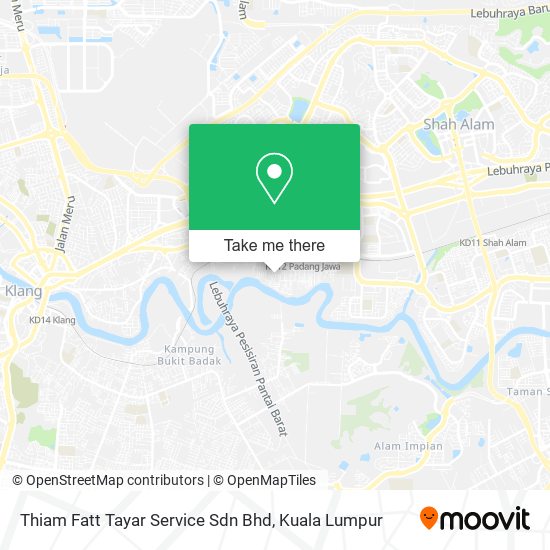 Thiam Fatt Tayar Service Sdn Bhd map