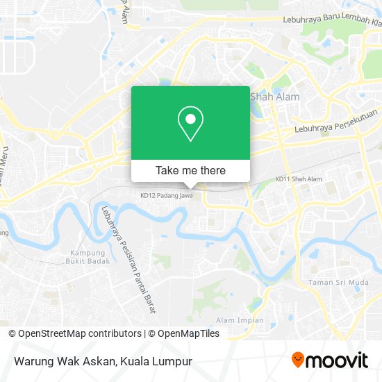 Warung Wak Askan map