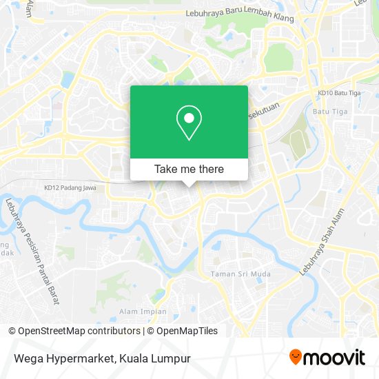 Wega Hypermarket map