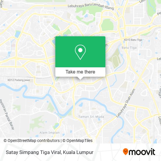 Peta Satay Simpang Tiga Viral
