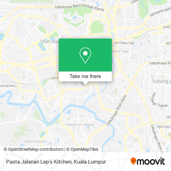 Pasta Jalanan Lep's Kitchen map